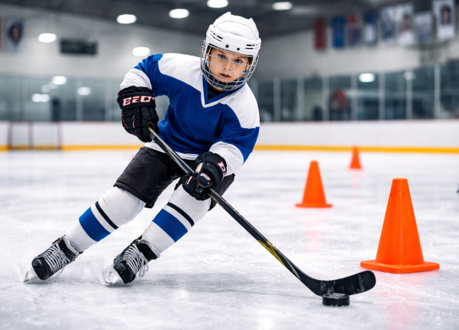 Создание сайта молодого хоккеиста
